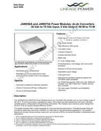 JAW075A1 Datasheet Cover