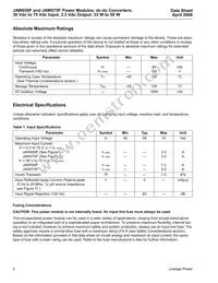 JAW075F1 Datasheet Page 2