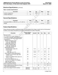 JBW030A1 Datasheet Page 4