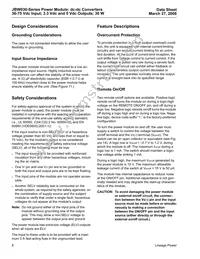 JBW030A1 Datasheet Page 8