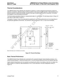 JBW030A1 Datasheet Page 11