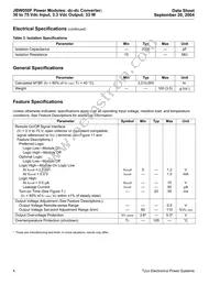 JBW050F1 Datasheet Page 4