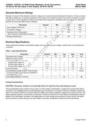 JC100A1 Datasheet Page 2