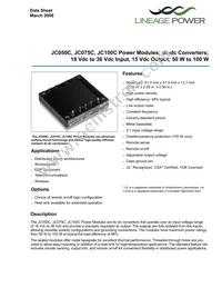 JC100C1 Datasheet Cover