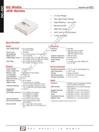 JCK6048S3V3 Datasheet Cover