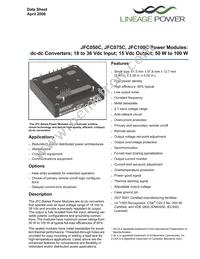 JFC100C1 Datasheet Cover