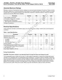 JFC100C1 Datasheet Page 2
