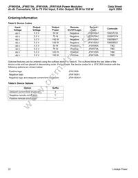 JFW150A1 Datasheet Page 22