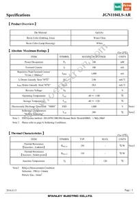 JGN1104LS-AR Datasheet Page 3