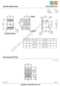 JGN1105H-TR Datasheet Page 2