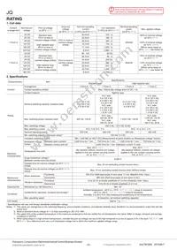 JQ1AP-F-12V-F Datasheet Page 2