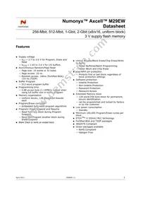 JS28F512M29EWL0 Datasheet Cover