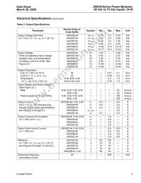 JW030F1-M Datasheet Page 3