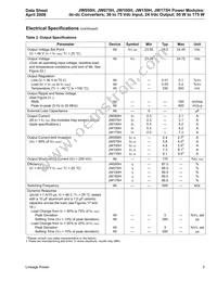 JW150H1 Datasheet Page 3