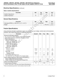 JW150H1 Datasheet Page 4