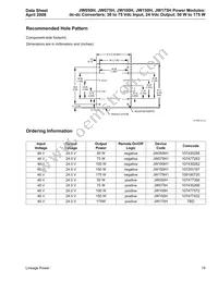 JW150H1 Datasheet Page 19