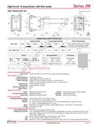 JWL11RA2A/UCV-WL Datasheet Cover