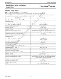 K224Z15Y5VE5TH5 Datasheet Page 13