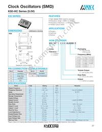 K50-HC1CSE9.8304 Datasheet Cover