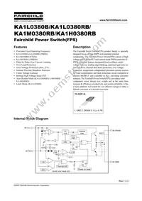 KA1M0380RBYDTU Datasheet Cover