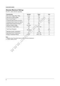 KA5M0165RN Datasheet Page 2