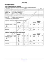 KAC-12040-ABA-JD-BA Datasheet Page 7