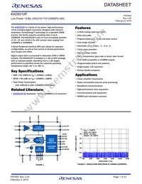 KAD5510P-25Q48 Datasheet Cover