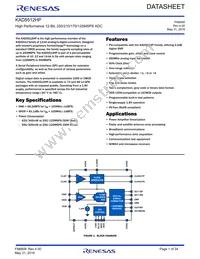 KAD5512HP-25Q48 Datasheet Cover
