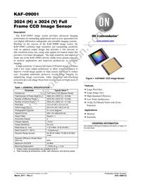 KAF-09001-ABA-DP-BA Datasheet Cover