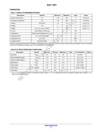KAF-1001-AAA-CB-B2 Datasheet Page 9