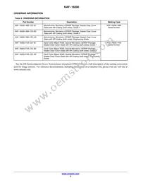 KAF-16200-FXA-CD-B2 Datasheet Page 2