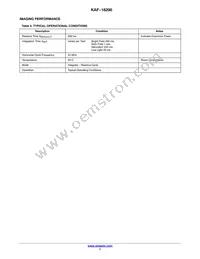 KAF-16200-FXA-CD-B2 Datasheet Page 7