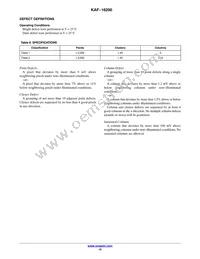 KAF-16200-FXA-CD-B2 Datasheet Page 15