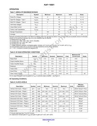KAF-16801-AAA-DP-B1 Datasheet Page 9