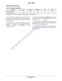 KAF-16801-AAA-DP-B1 Datasheet Page 13