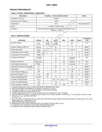 KAF-16803-ABA-DP-BA Datasheet Page 7