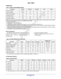 KAF-16803-ABA-DP-BA Datasheet Page 11