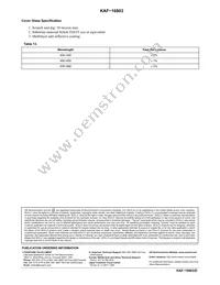 KAF-16803-ABA-DP-BA Datasheet Page 20