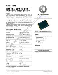 KAF-18500-NXA-JH-AA-08 Datasheet Cover