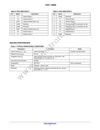 KAF-18500-NXA-JH-AA-08 Datasheet Page 7