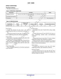KAF-18500-NXA-JH-AA-08 Datasheet Page 11