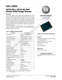 KAF-18500-NXA-JH-AE-08 Datasheet Cover