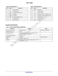 KAF-18500-NXA-JH-AE-08 Datasheet Page 7