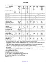 KAF-18500-NXA-JH-AE-08 Datasheet Page 8