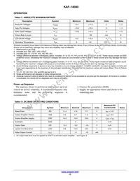 KAF-18500-NXA-JH-AE-08 Datasheet Page 12