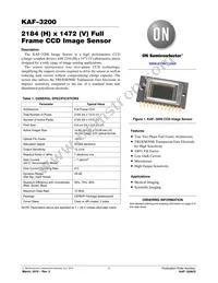 KAF-3200-ABA-CP-B2 Datasheet Cover