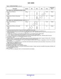 KAF-40000-FXA-JD-AE Datasheet Page 9