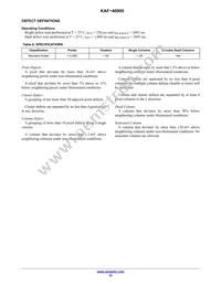 KAF-40000-FXA-JD-AE Datasheet Page 12