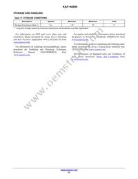 KAF-40000-FXA-JD-AE Datasheet Page 23