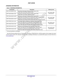 KAF-50100-CAA-JD-AA Datasheet Page 2